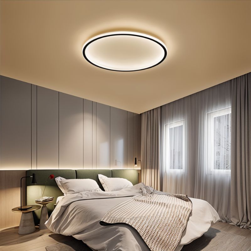 Modern Ultra-thin Round Ceiling Light | LED Lighting Solution | Aluminum & Iron | 30-78cm | Brick by Brick London 3
