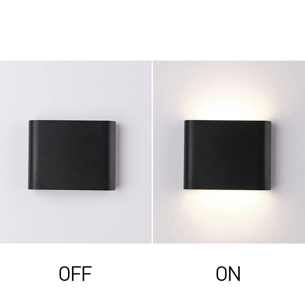 Modern Waterproof Outdoor Wall Light | Energy-Efficient LED Sconce | Dual-Light Effect | Aluminum | Brick by Brick London 2