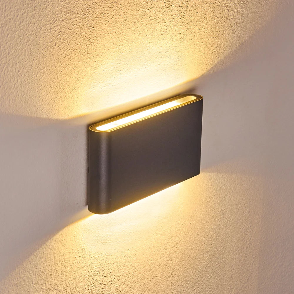 Modern Waterproof Outdoor Wall Light | Energy-Efficient LED Sconce | Dual-Light Effect | Aluminum | Brick by Brick London 4
