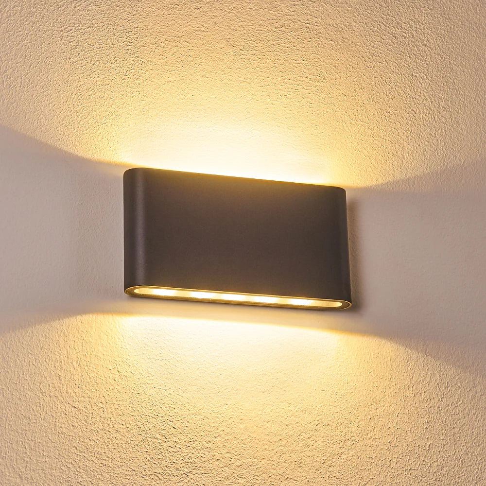 Modern Waterproof Outdoor Wall Light | Energy-Efficient LED Sconce | Dual-Light Effect | Aluminum | Brick by Brick London 5