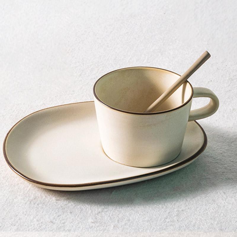 Mug Set – Stoneware – Cup Diameter: 5 inches – Ideal for Coffee and Snacks 7