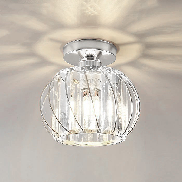 Nordic Luxury Ceiling Light | Minimalist Hallway Lighting | Iron & Glass | 220V-240V | Brick by Brick London 9