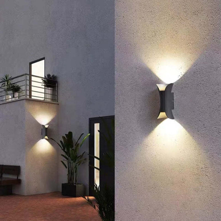 Outdoor Wall Lamp – Waterproof Aluminum – Height 7.57/11.81 Inches – Energy-Efficient LED for Garden and Outdoor Spaces 5