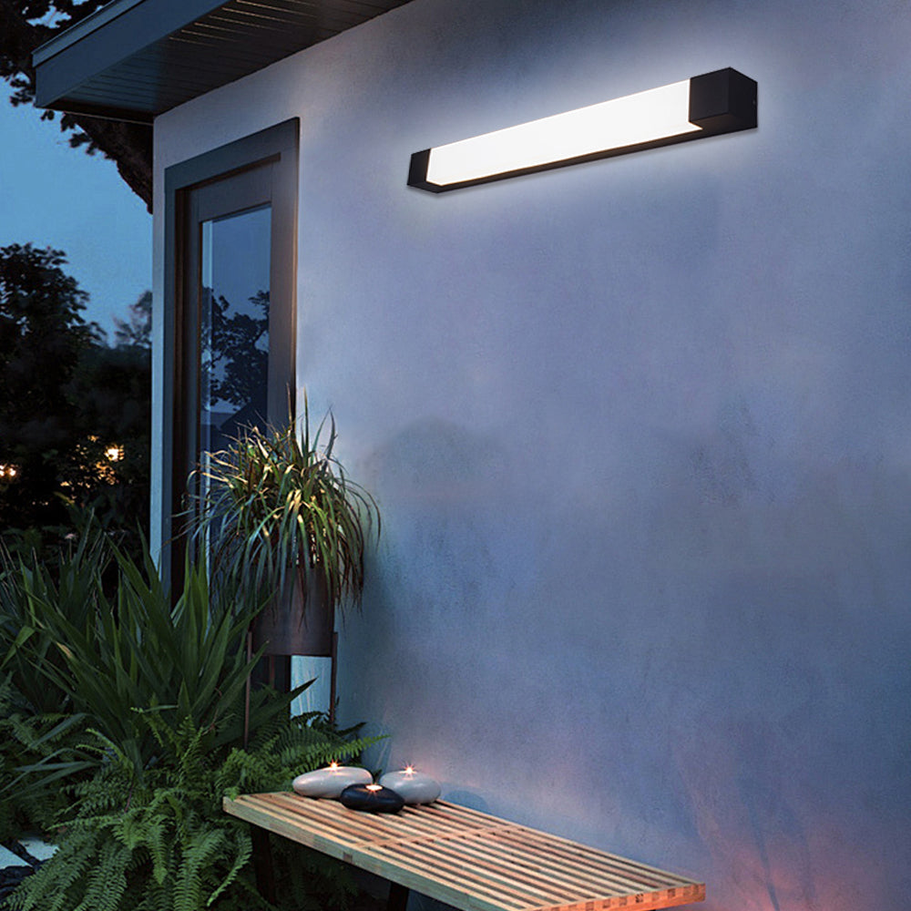Outdoor Wall Light – Acrylic Waterproof – Height: 17.7/23.6/35.4 inches – Energy-Efficient LED for Patios and Gardens 10