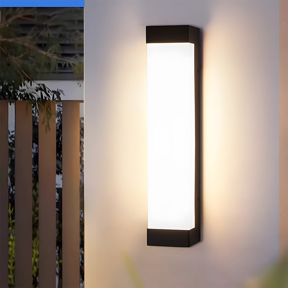 Outdoor Wall Light – Acrylic Waterproof – Height: 17.7/23.6/35.4 inches – Energy-Efficient LED for Patios and Gardens 11