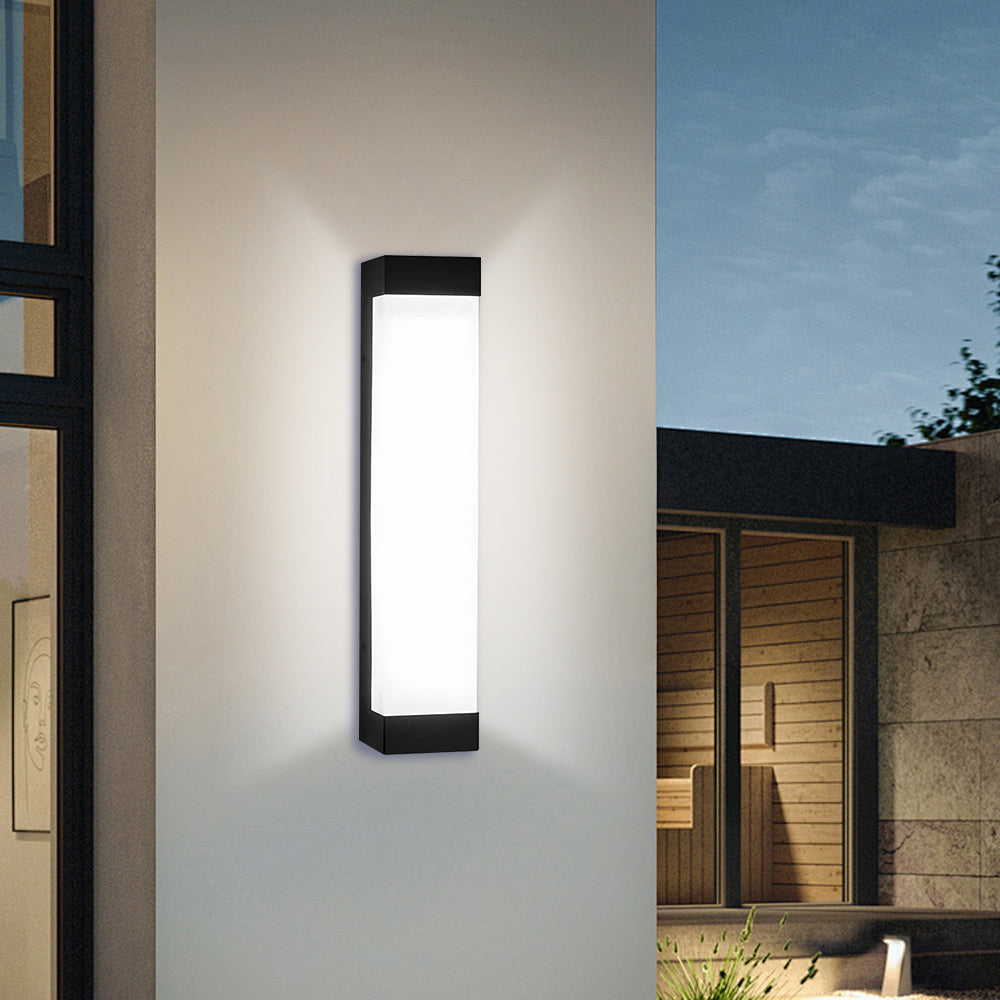 Outdoor Wall Light – Acrylic Waterproof – Height: 17.7/23.6/35.4 inches – Energy-Efficient LED for Patios and Gardens 12