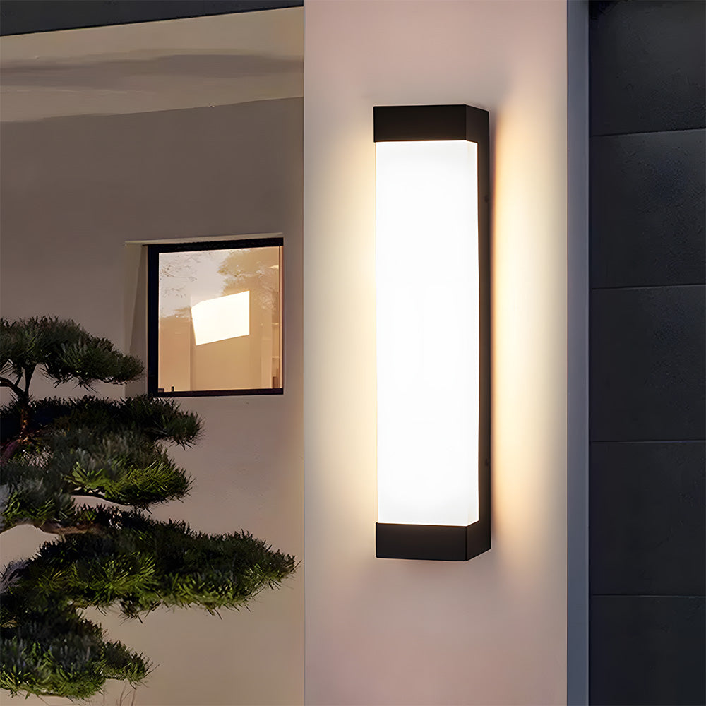 Outdoor Wall Light – Acrylic Waterproof – Height: 17.7/23.6/35.4 inches – Energy-Efficient LED for Patios and Gardens 14