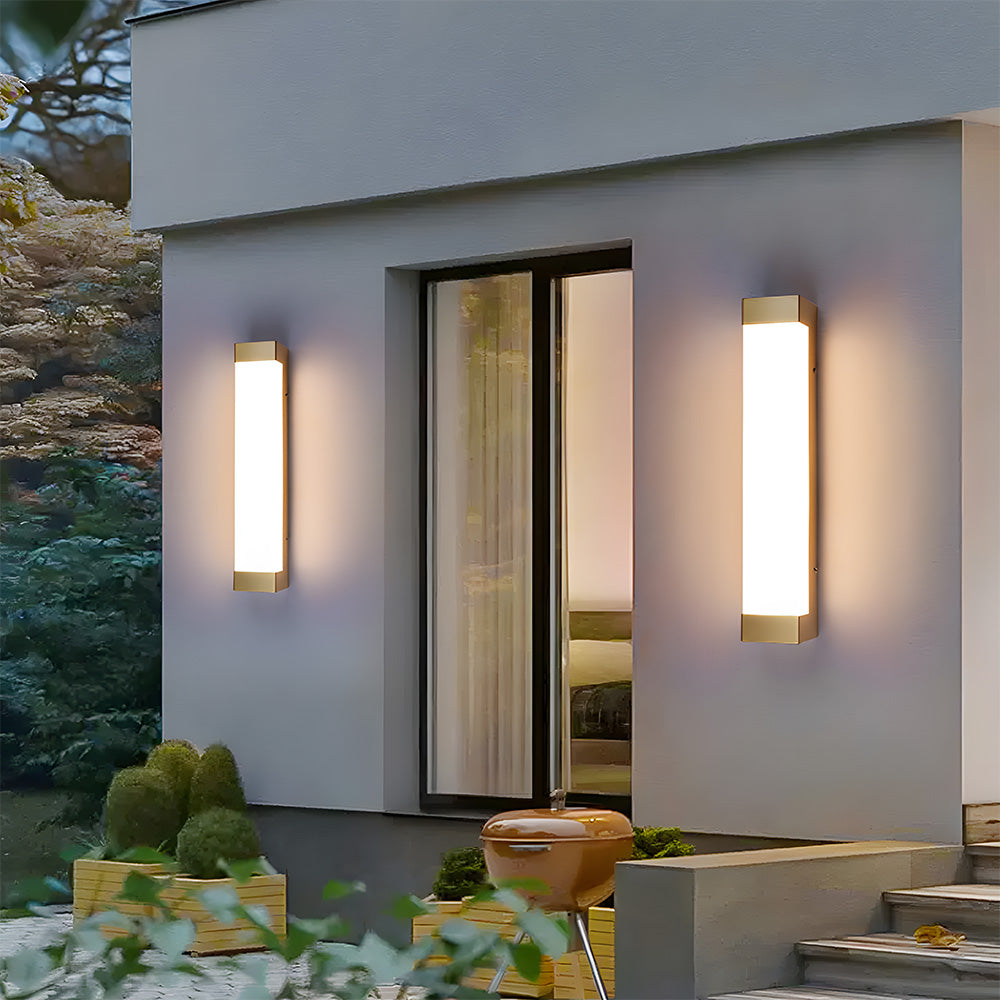 Outdoor Wall Light – Acrylic Waterproof – Height: 17.7/23.6/35.4 inches – Energy-Efficient LED for Patios and Gardens 2