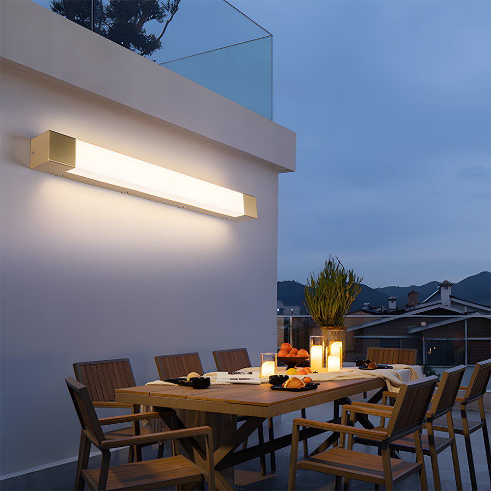 Outdoor Wall Light – Acrylic Waterproof – Height: 17.7/23.6/35.4 inches – Energy-Efficient LED for Patios and Gardens 7