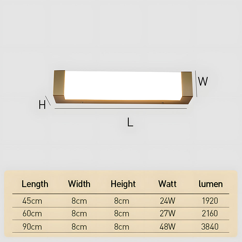 Outdoor Wall Light – Acrylic Waterproof – Height: 17.7/23.6/35.4 inches – Energy-Efficient LED for Patios and Gardens 8