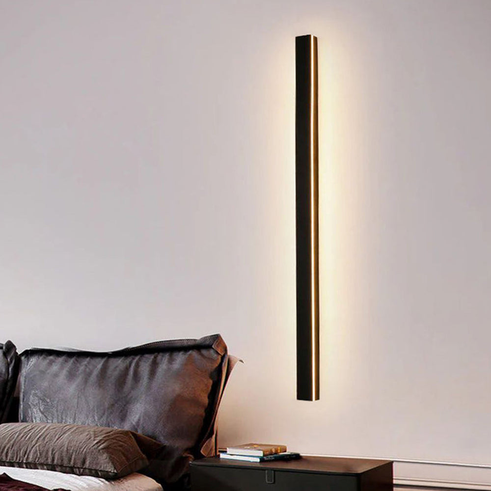 Outdoor Wall Light – Black Acrylic and Metal – Height: 11.8 to 47.2 inches – IP65 Weather-Resistant LED for Patios and Gardens 7