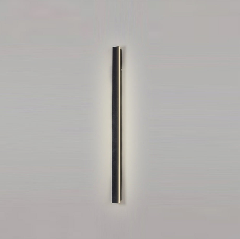 Outdoor Wall Light – Black Acrylic and Metal – Height: 11.8 to 47.2 inches – IP65 Weather-Resistant LED for Patios and Gardens 8