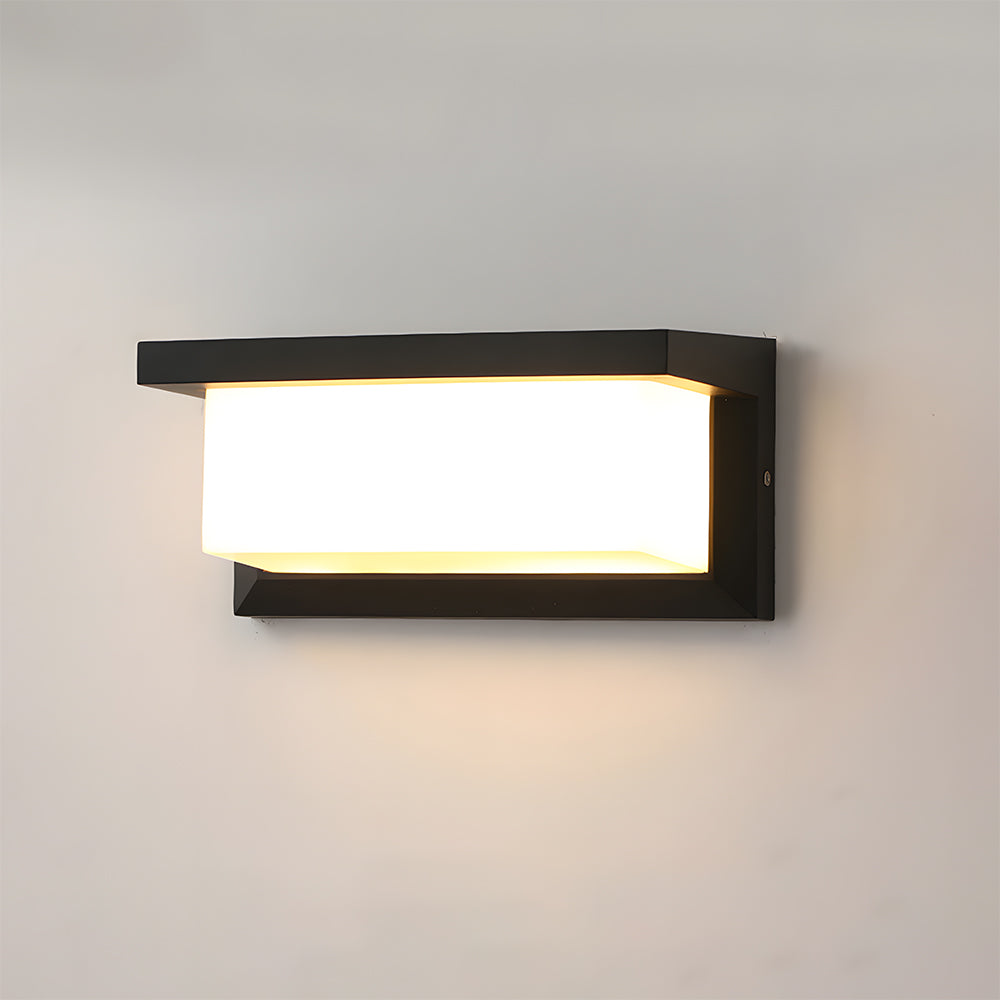 Simple Outdoor Wall Light | Waterproof LED | Sensor-Activated | Modern Aluminum Design | 18W/30W | Brick by Brick London 4