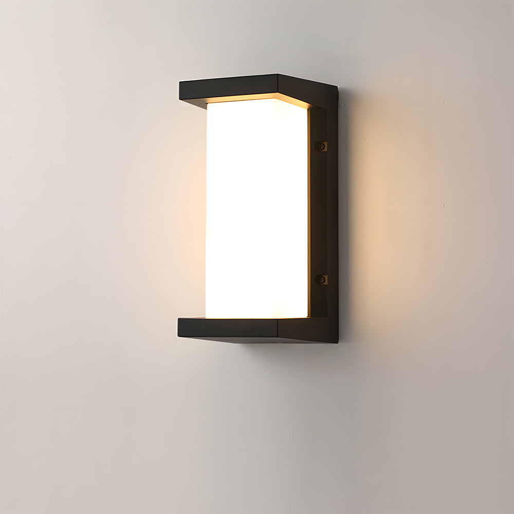 Simple Outdoor Wall Light | Waterproof LED | Sensor-Activated | Modern Aluminum Design | 18W/30W | Brick by Brick London 7