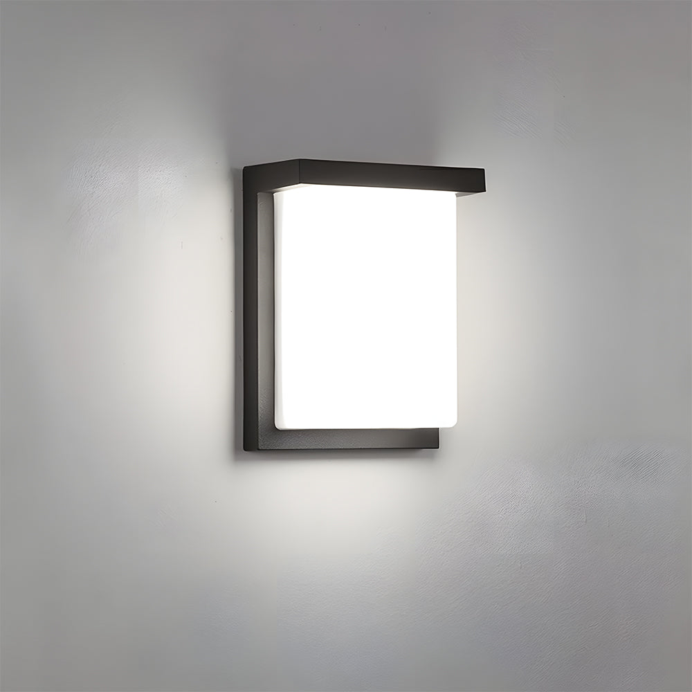 Sleek IP65 Outdoor Wall Light | Modern Exterior Wall Lantern | Aluminium & Acrylic | 24W/36W | Brick by Brick London 3