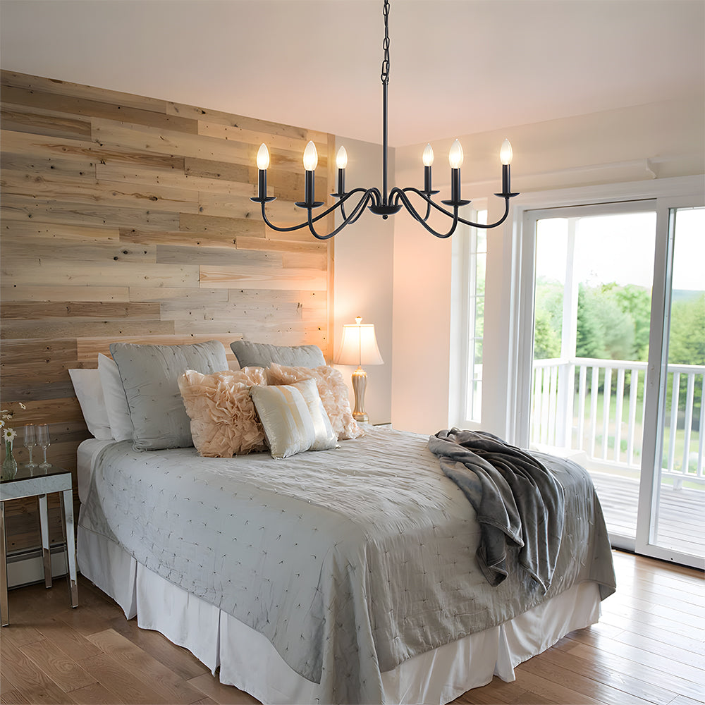 Sleek Modern Iron Pendant Light | Black Pendant Light for Bedroom | 15 Durable Iron | Brick by Brick London 4