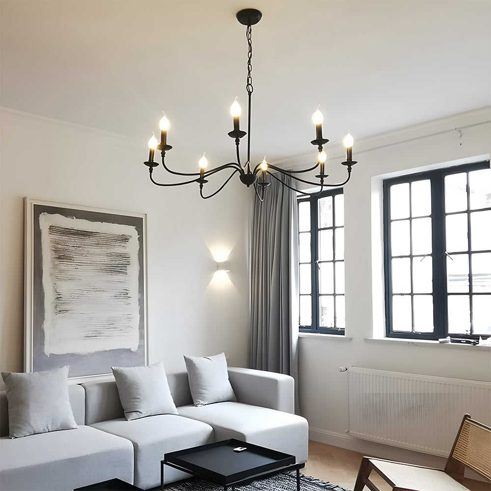 Sleek Modern Iron Pendant Light | Black Pendant Light for Bedroom | 15 Durable Iron | Brick by Brick London 7
