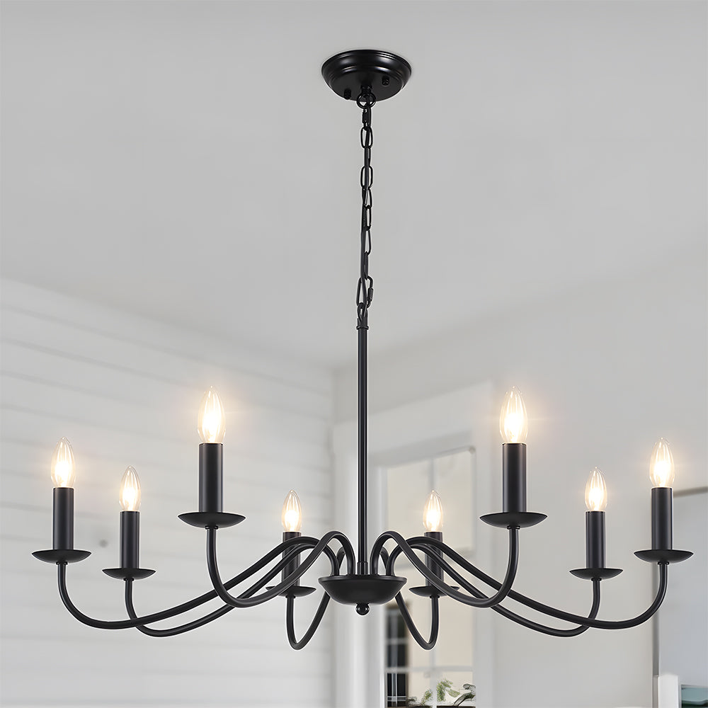 Sleek Modern Iron Pendant Light | Black Pendant Light for Bedroom | 15 Durable Iron | Brick by Brick London 9
