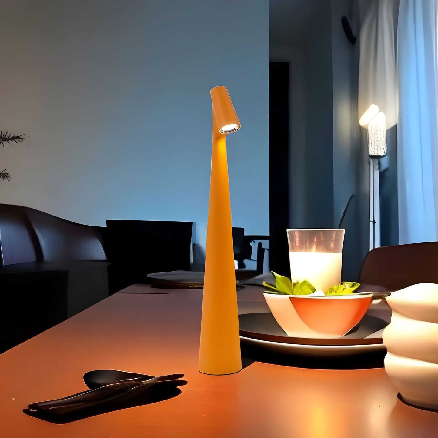 SlimLuxe Cordless Table Lamp | Adjustable Brightness | Modern Bedside Light | Rechargeable | Brick by Brick London 11