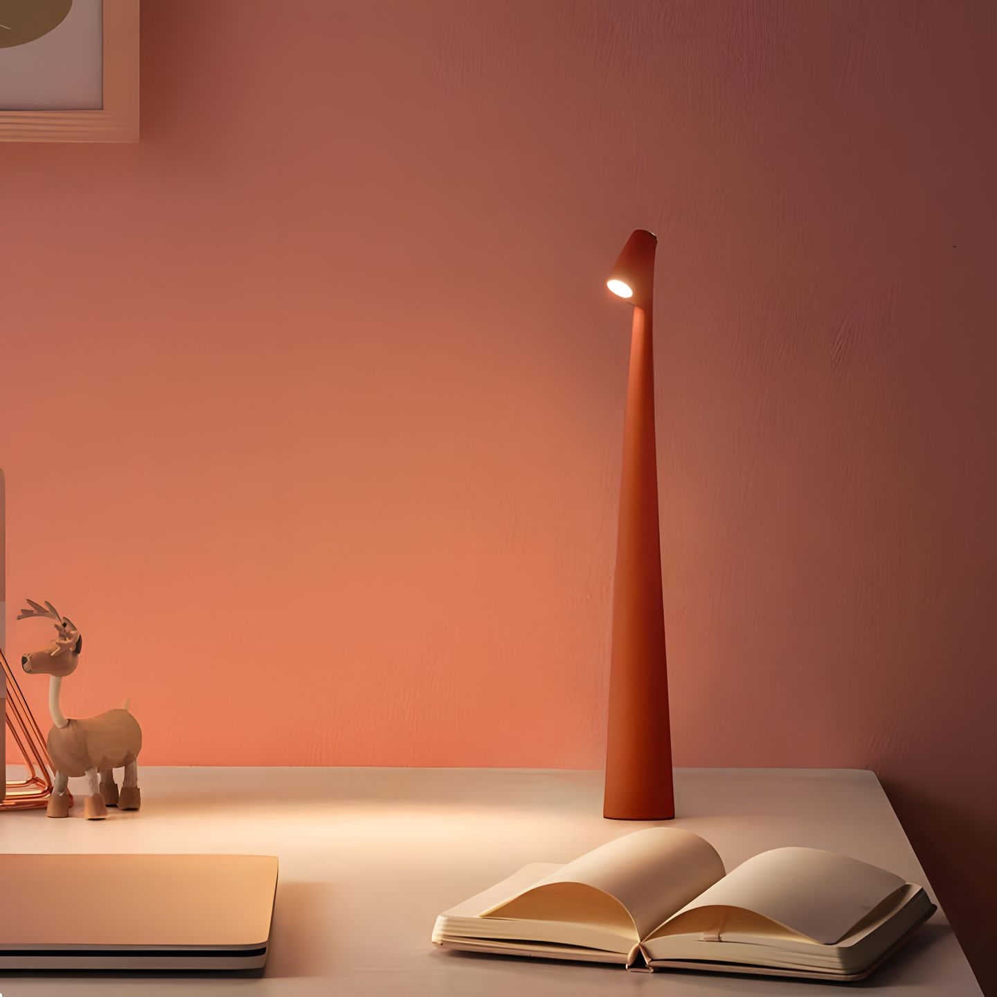 SlimLuxe Cordless Table Lamp | Adjustable Brightness | Modern Bedside Light | Rechargeable | Brick by Brick London 5