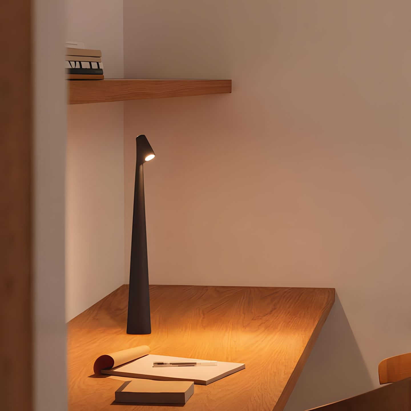 SlimLuxe Cordless Table Lamp | Adjustable Brightness | Modern Bedside Light | Rechargeable | Brick by Brick London 6