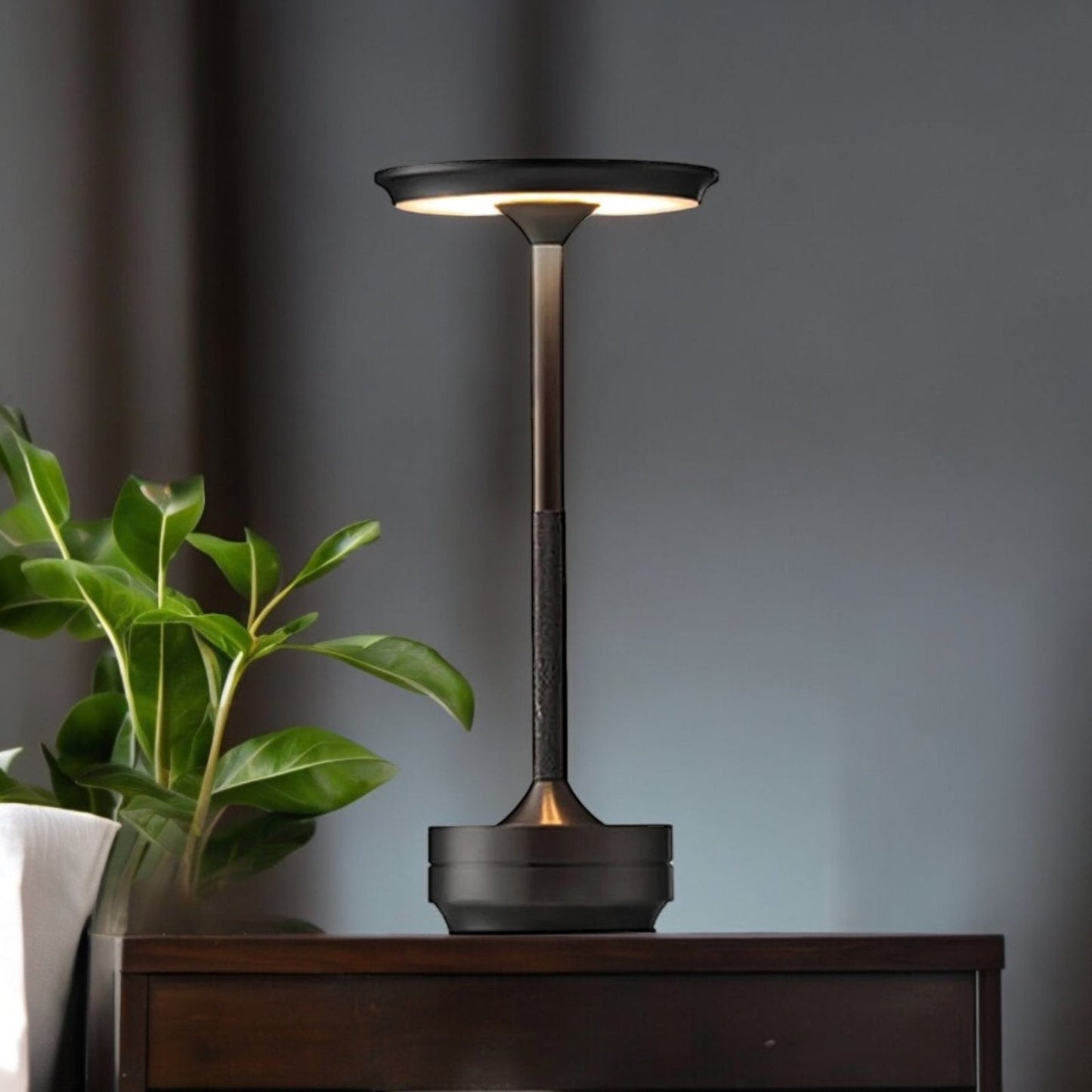 Stylish LED Table Lamp | Rechargeable Cordless Design | Touch Control & Waterproof | Brass Finish | Brick by Brick London 2
