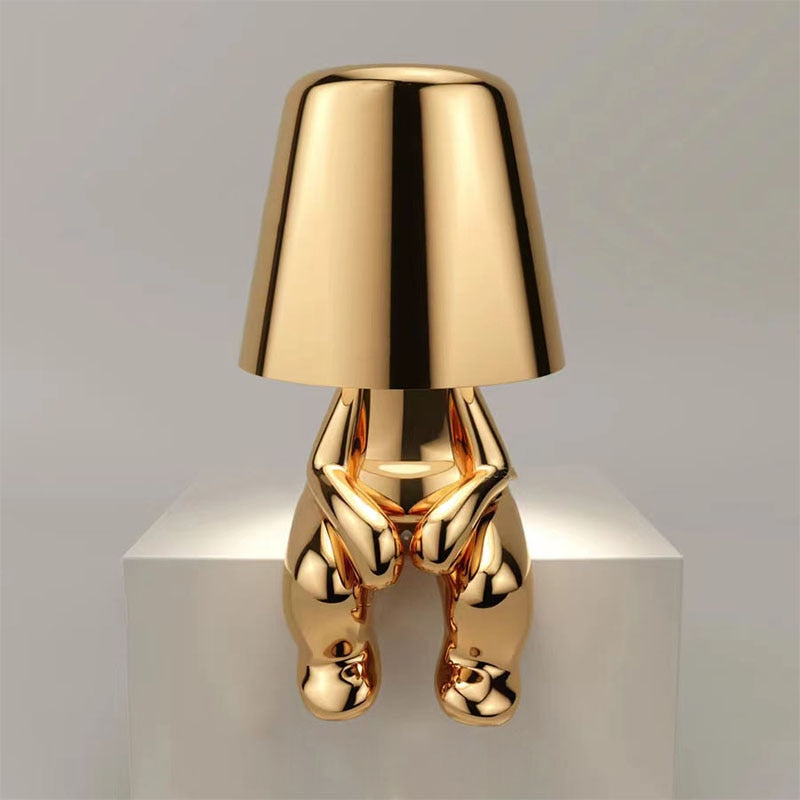 Touch Control LED Table Lamp | Rechargeable Portable Light | Modern Ambient Lighting