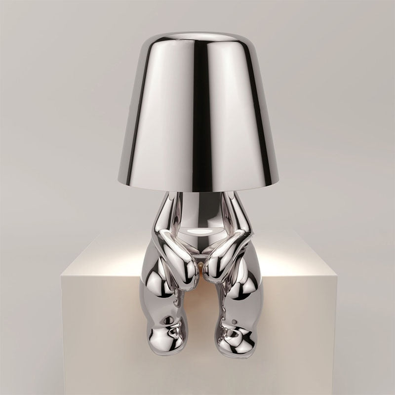 Touch Control LED Table Lamp | Rechargeable Portable Light | Modern Ambient Lighting