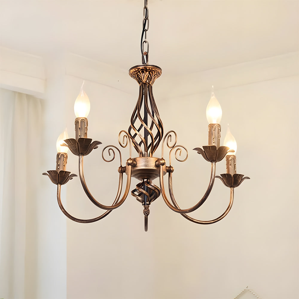 Vintage Bronze Pendant Light | Elegant Kitchen Pendant Lighting | 70CM Iron Ceiling Fixture | Brick by Brick London 0