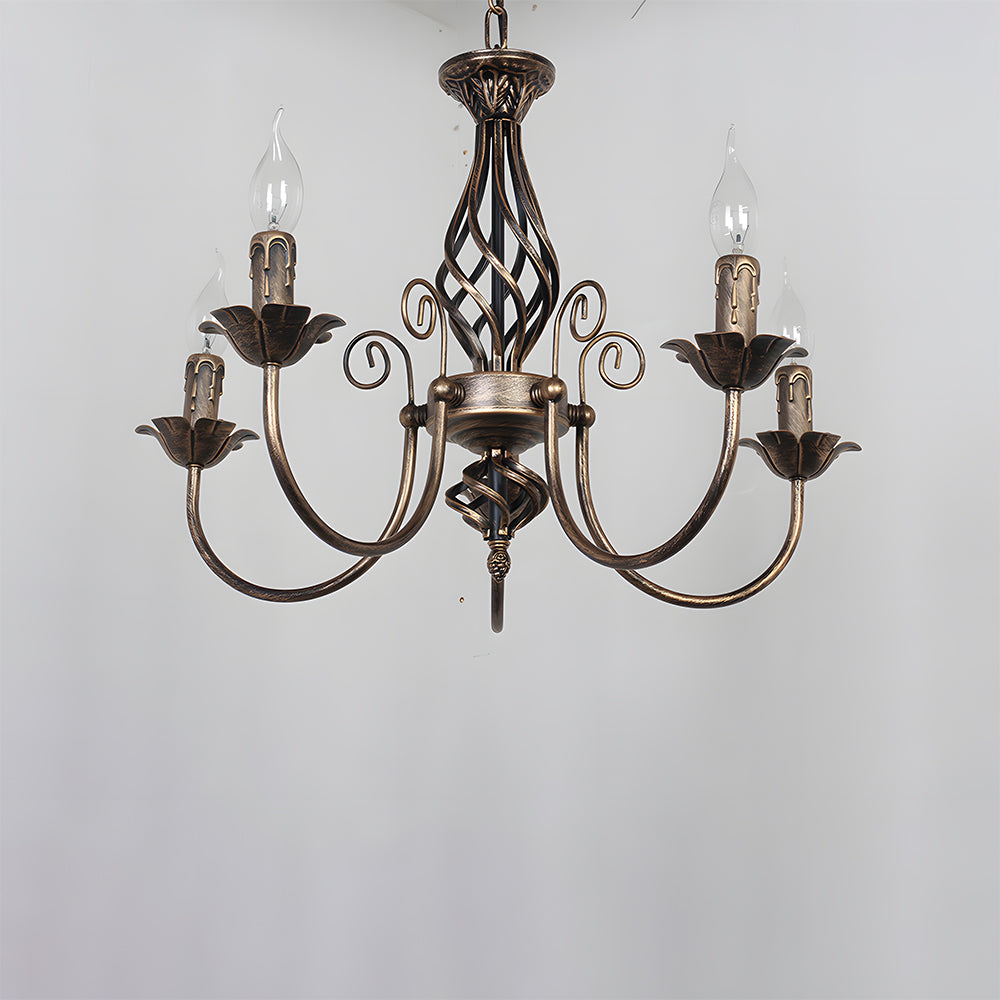 Vintage Bronze Pendant Light | Elegant Kitchen Pendant Lighting | 70CM Iron Ceiling Fixture | Brick by Brick London 1