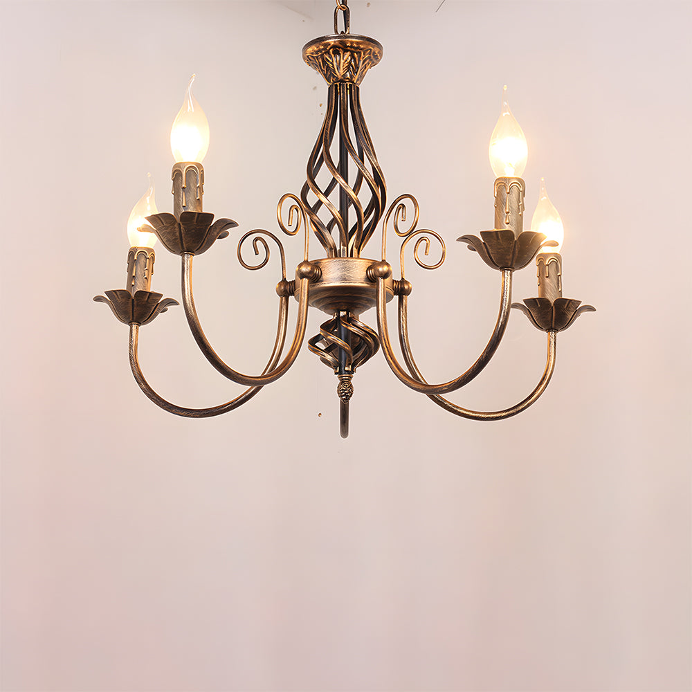 Vintage Bronze Pendant Light | Elegant Kitchen Pendant Lighting | 70CM Iron Ceiling Fixture | Brick by Brick London 2