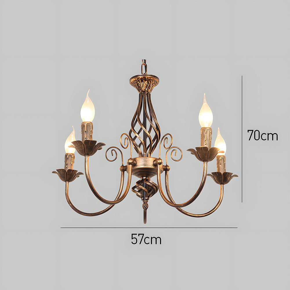 Vintage Bronze Pendant Light | Elegant Kitchen Pendant Lighting | 70CM Iron Ceiling Fixture | Brick by Brick London 4