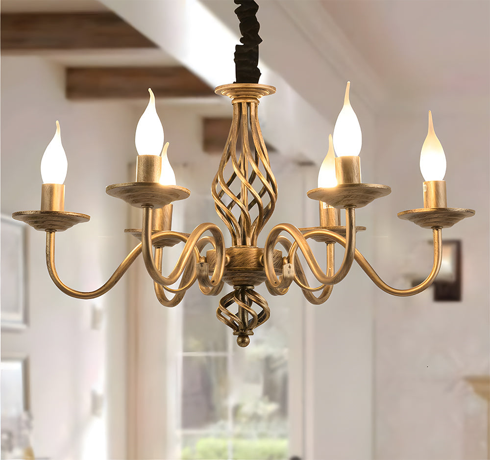 Vintage Bronze Pendant Light | Elegant Kitchen Pendant Lighting | 70CM Iron Ceiling Fixture | Brick by Brick London 7
