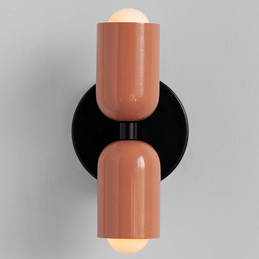 Wall Light – Vintage Glass – Height: 9.1 inches – Double Head Fixture for Utility Room 13