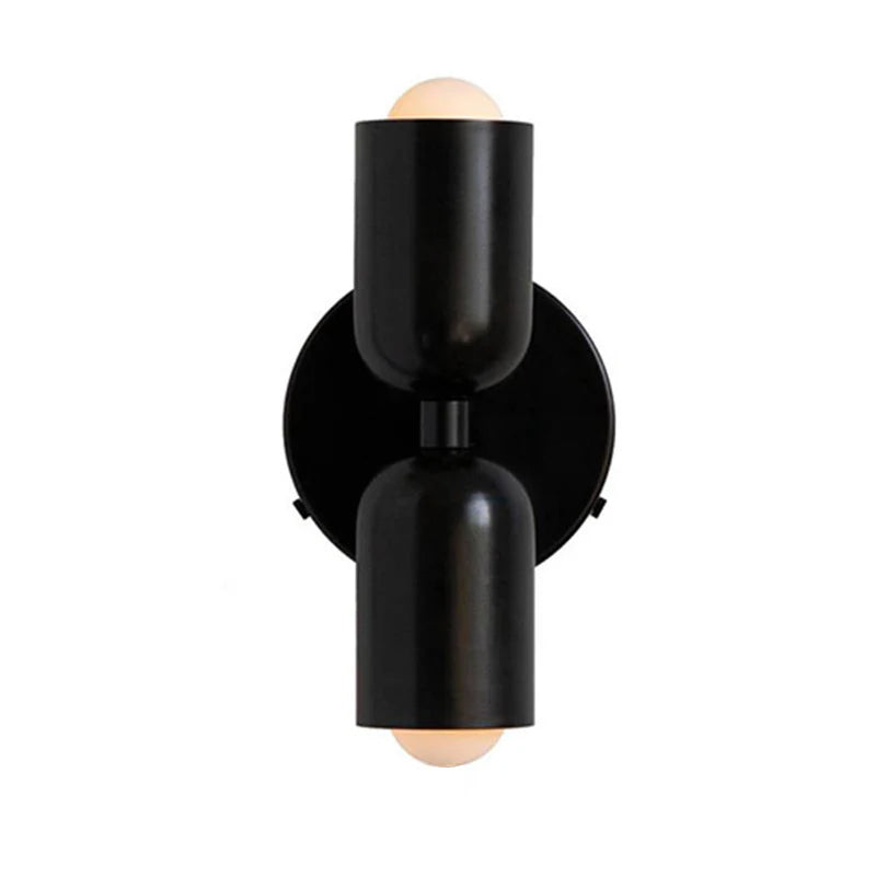 Wall Light – Vintage Glass – Height: 9.1 inches – Double Head Fixture for Utility Room 14