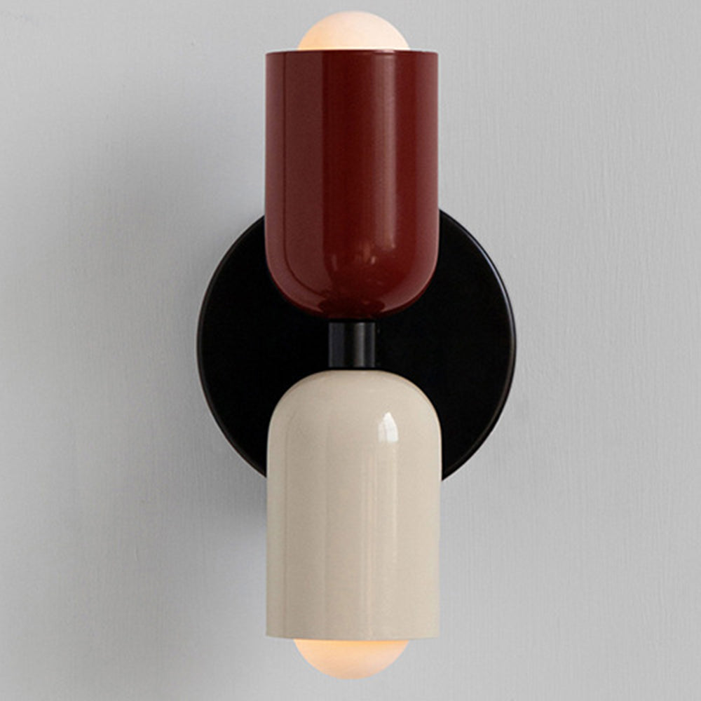Wall Light – Vintage Glass – Height: 9.1 inches – Double Head Fixture for Utility Room 16