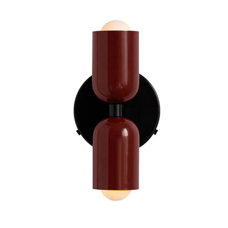 Wall Light – Vintage Glass – Height: 9.1 inches – Double Head Fixture for Utility Room 17
