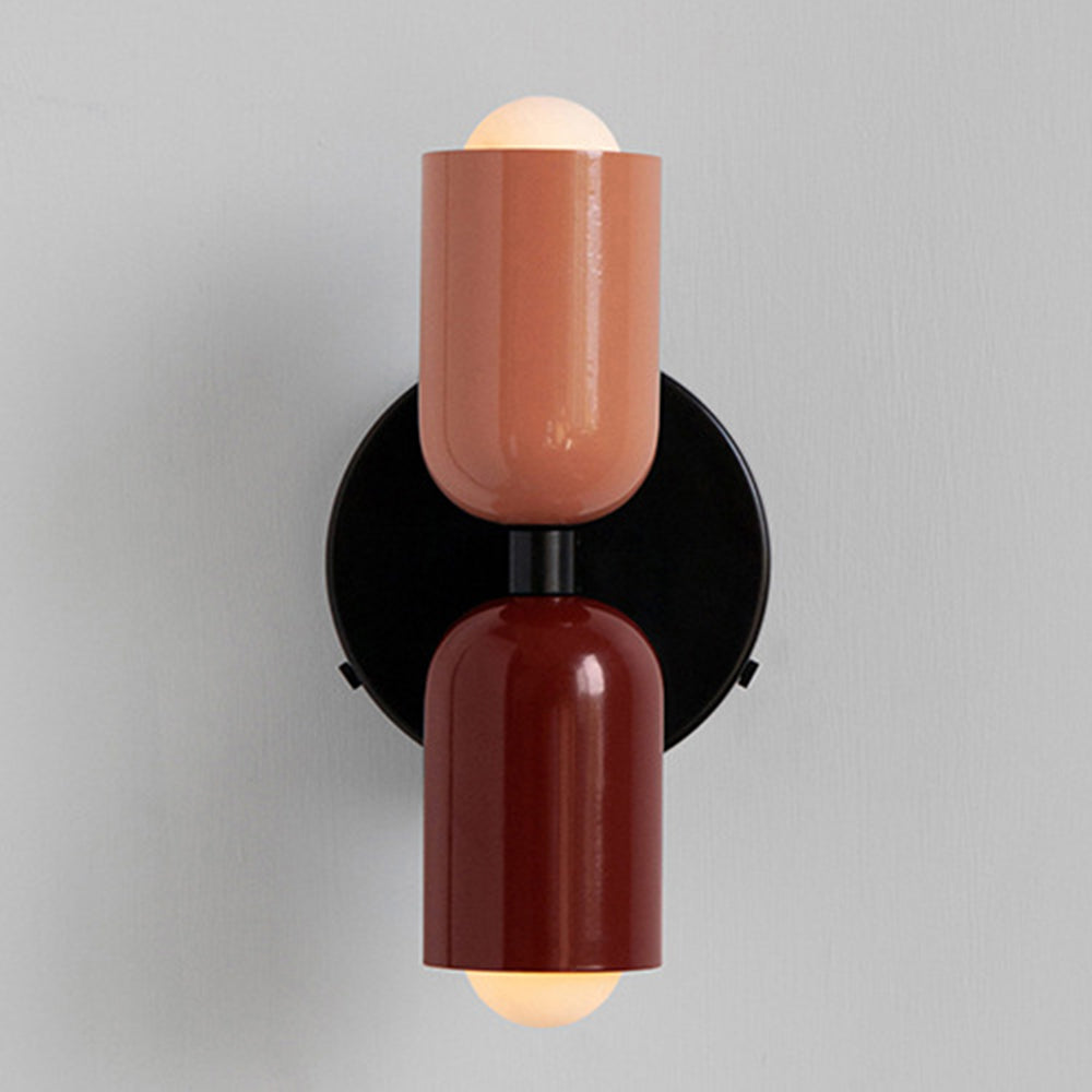 Wall Light – Vintage Glass – Height: 9.1 inches – Double Head Fixture for Utility Room 18