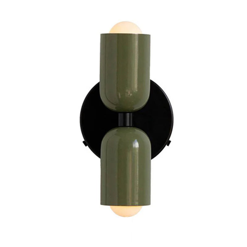 Wall Light – Vintage Glass – Height: 9.1 inches – Double Head Fixture for Utility Room 19