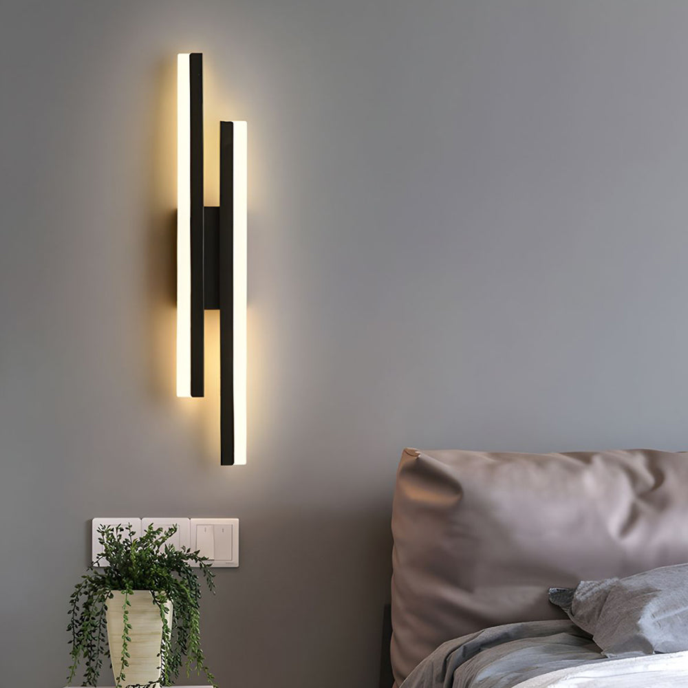 Wall Sconce – Acrylic and Iron – Height: 18.9 inches – Energy-Efficient LED Lighting for Living Room or Bedroom 4