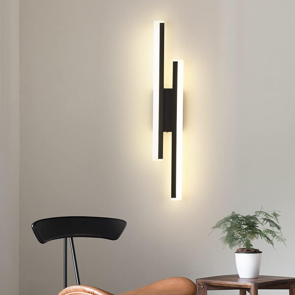 Wall Sconce – Acrylic and Iron – Height: 18.9 inches – Energy-Efficient LED Lighting for Living Room or Bedroom 7