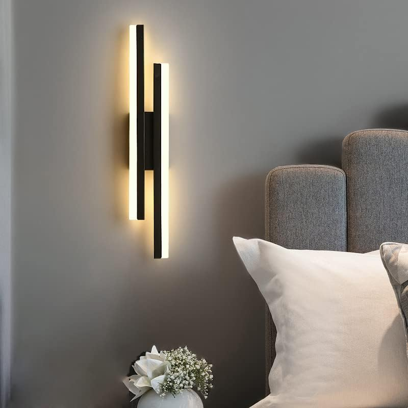 Wall Sconce – Acrylic and Iron – Height: 18.9 inches – Energy-Efficient LED Lighting for Living Room or Bedroom 8
