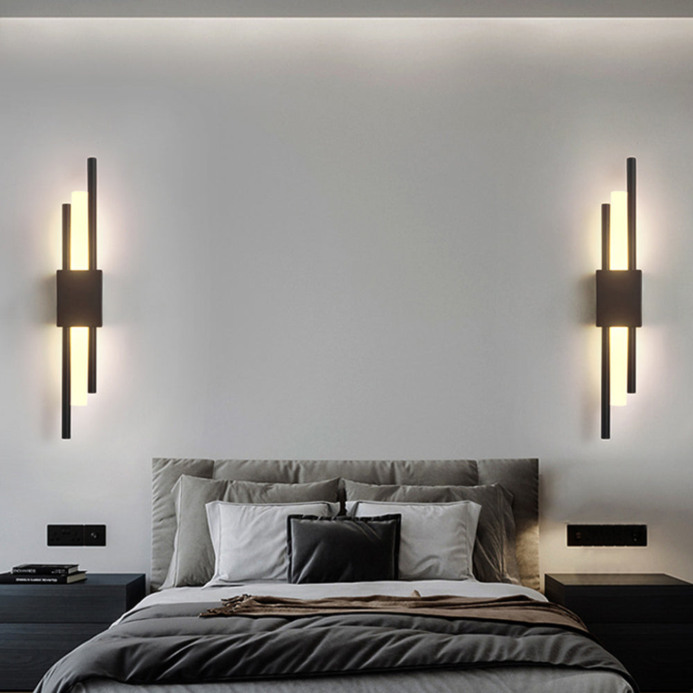 Wall Sconce – Black and Gold Finish – Height: 19.7 inches – Modern Lighting for Living Room or Bedroom 2