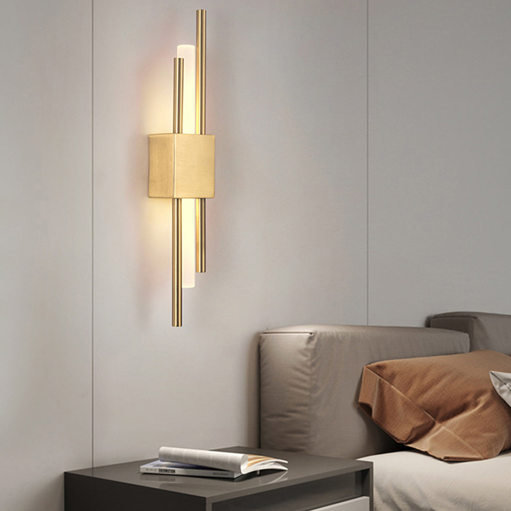 Wall Sconce – Black and Gold Finish – Height: 19.7 inches – Modern Lighting for Living Room or Bedroom 9