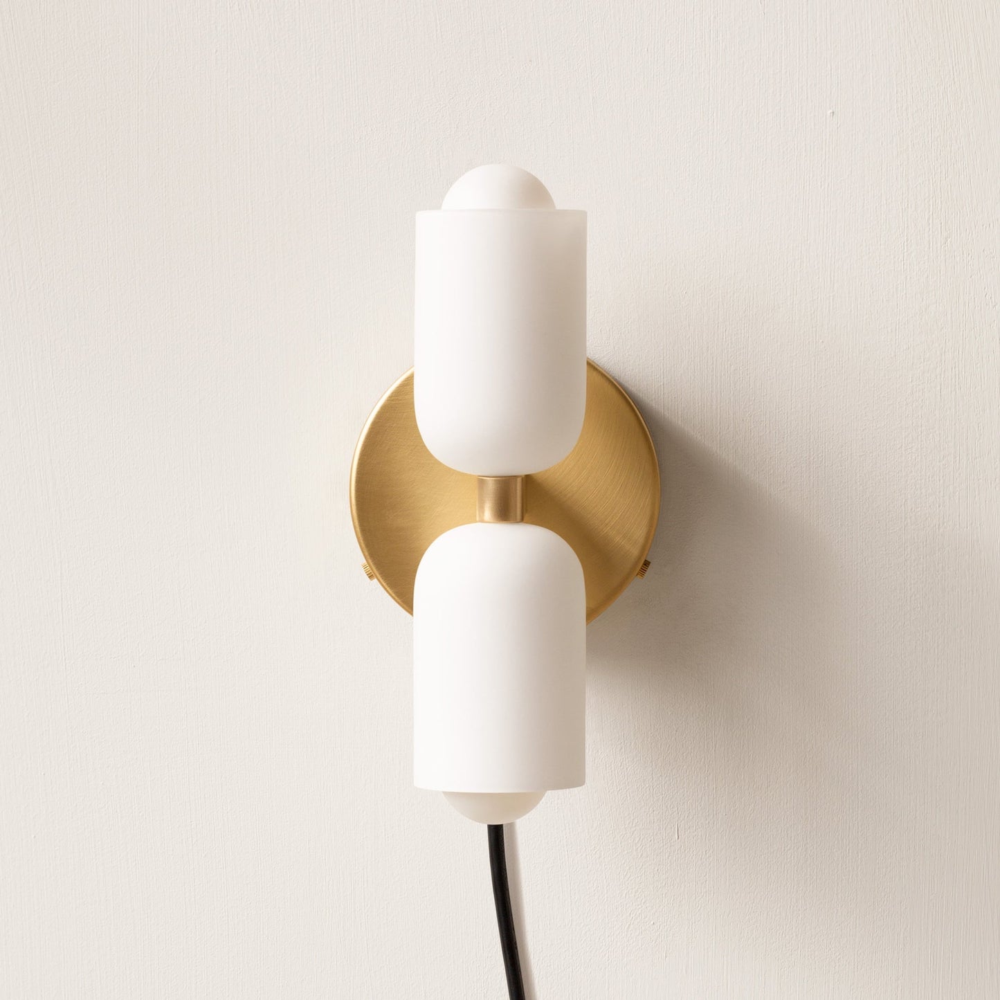 Wall Sconce – Creamy Metal and Acrylic – Height: 9.1 inches – Elegant Double Heads for Versatile Lighting 6