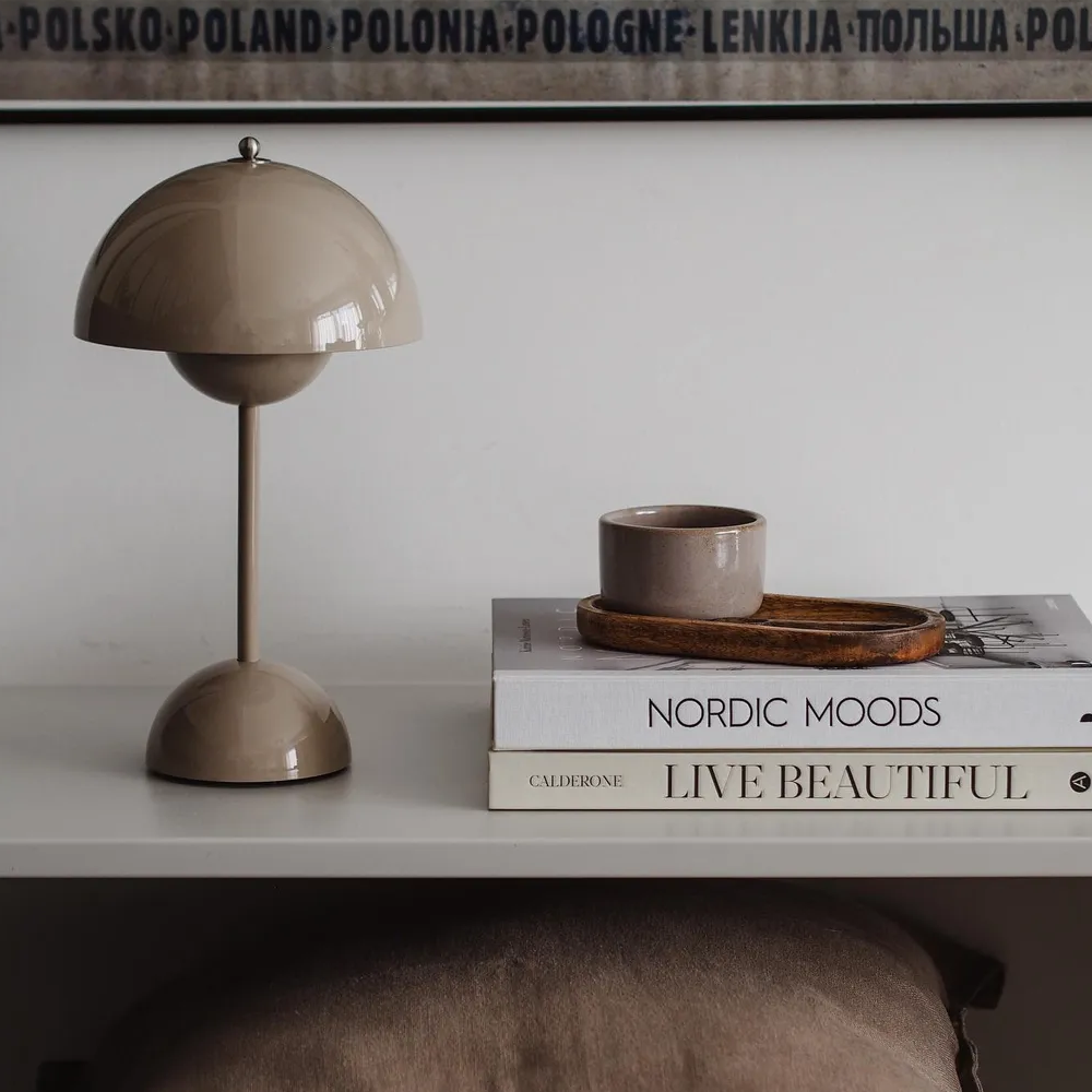 Wireless LED Table Lamp | Touch Control | Dimmable Rechargeable Ambient Lighting