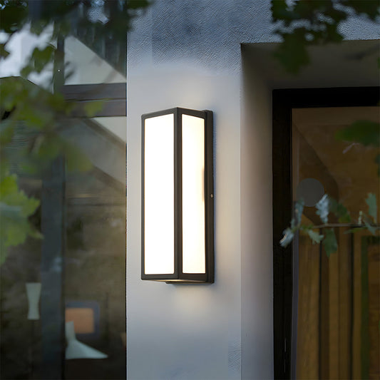 Black Outdoor Wall Light | Waterproof LED Wall Lantern | Modern Exterior Lighting | 11CM Durable Design | Brick by Brick London 0