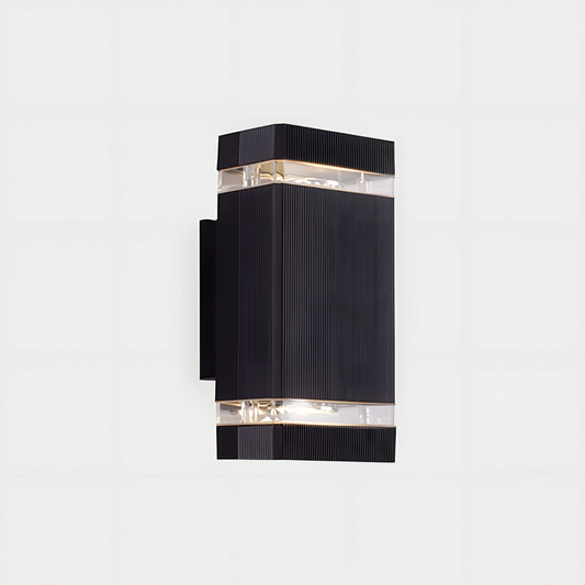 Up-Down Outdoor Wall Light | IP65 | Modern Black | Sleek Waterproof Aluminum Sconce | Brick by Brick