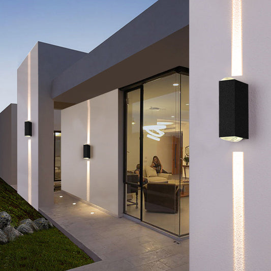 Industrial Black Outdoor Wall Light | Weather-Resistant Exterior Wall Sconce | 20W Aluminum | Brick by Brick London 0