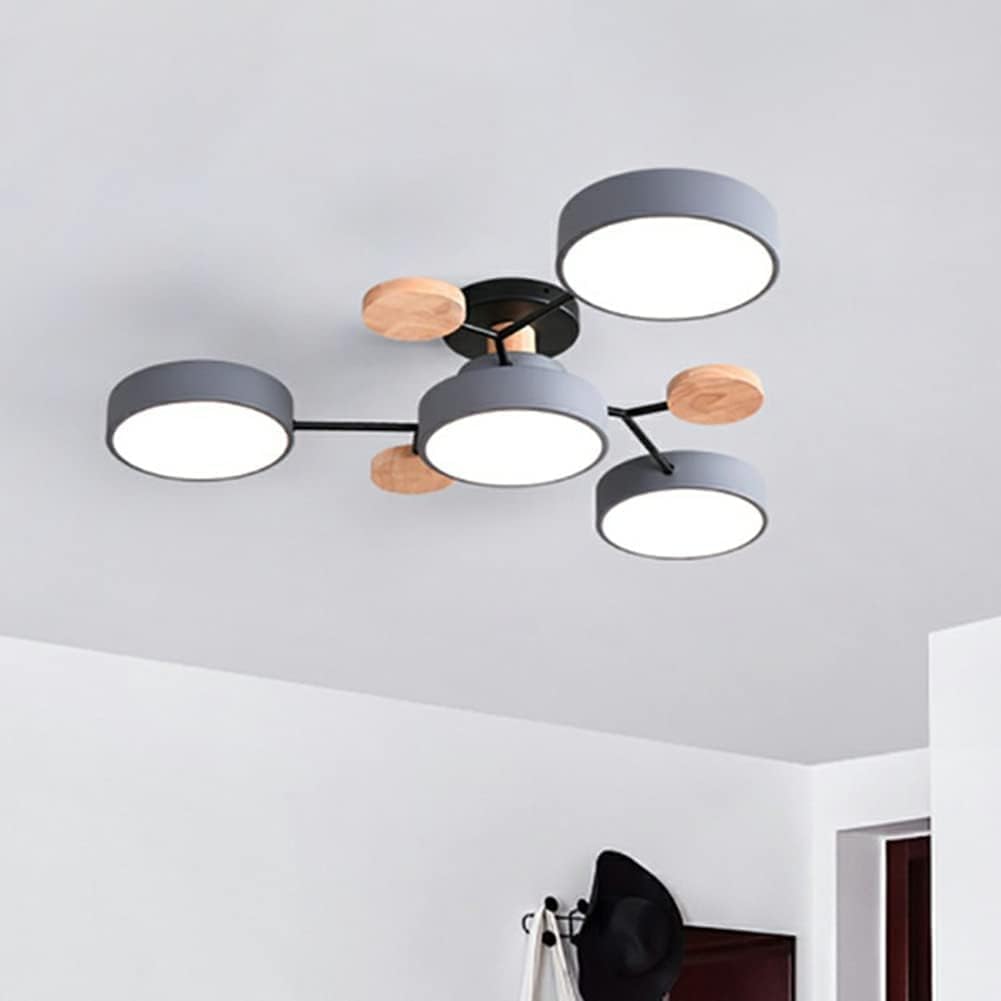 LED Ceiling Light – Modern Circular Design – Diameter: 33.5/35.4/37 inches – Energy Efficient for Living Room or Dining Room 16